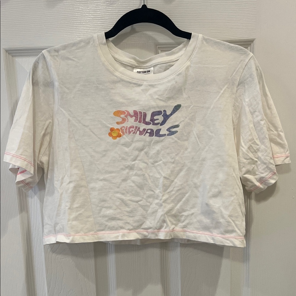 Cotton On Smiley Originals White Tee